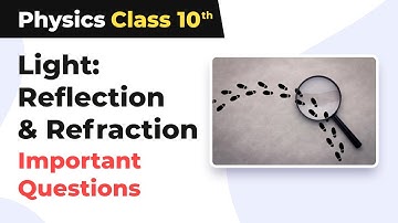 Light: Reflection and Refraction - Important Questions | Class 10 Physics Chapter 9 | CBSE 2024-25