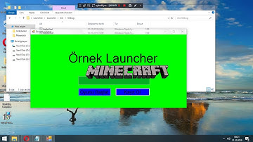 Editlenebilir C# Launcher(Basit Kodlamalı)