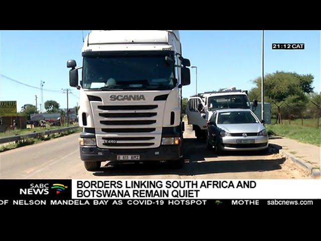 Ramatlabama Border linking South Africa and Botswana remains