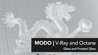 MODO | V Ray and Octane in MODO Transparency part 1: Glass and Roughness