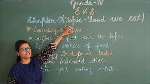 RIS //CLASS:- 4TH //SUBJECT:- EVS // CHAPTER:- 5 FOOD WE EAT (FOOD ITS NEED &  SOURCES OF FOOD)