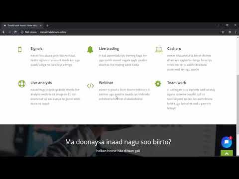 how to make a forex website( micnaha sida loo sameeyo website foexah)