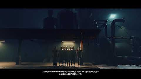 epic train station rendered in blender eevee