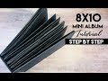 Interactive 8x10  Mini Album Tutorial - Step by Step