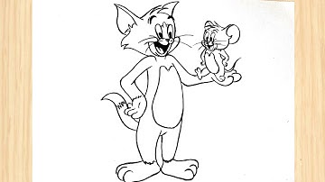 How to Draw Tom and Jerry | Tom and Jerry Drawing Tutorial | Cartoon Drawing for Kids