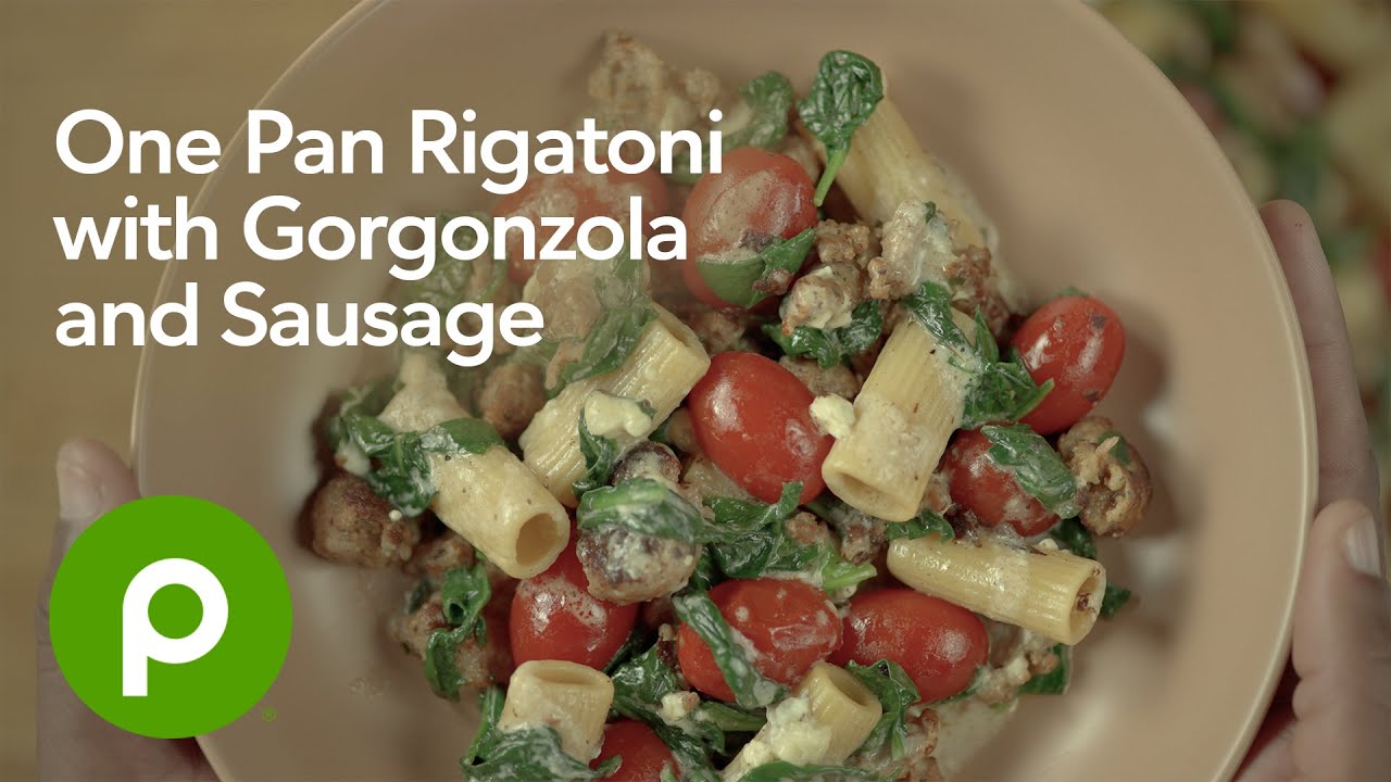 Rigatoni Gorgonzola - The Pasta Twins