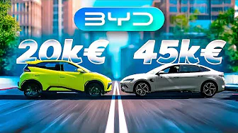20000€ ou 45000€ : quelle VOITURE ÉLECTRIQUE BYD Choisir ?