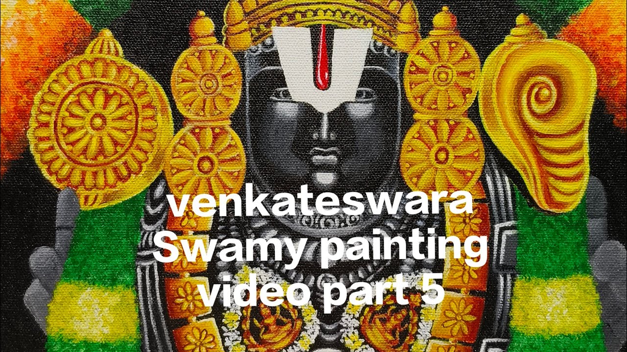 How to draw  Venkateshwara swami |acrylic painting 