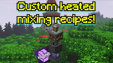 Custom Create mod HEATED/SUPERHEATED Mixing recipes using KUBEJS! ~ Custom CODE!