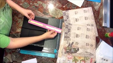 Mini Album Binding Simplified Process Video Part 7