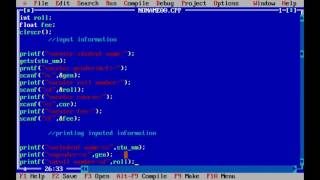 Program to create a student record || C Programming Language