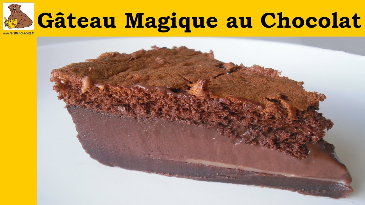 Le Gateau Magique Au Chocolat Youtube