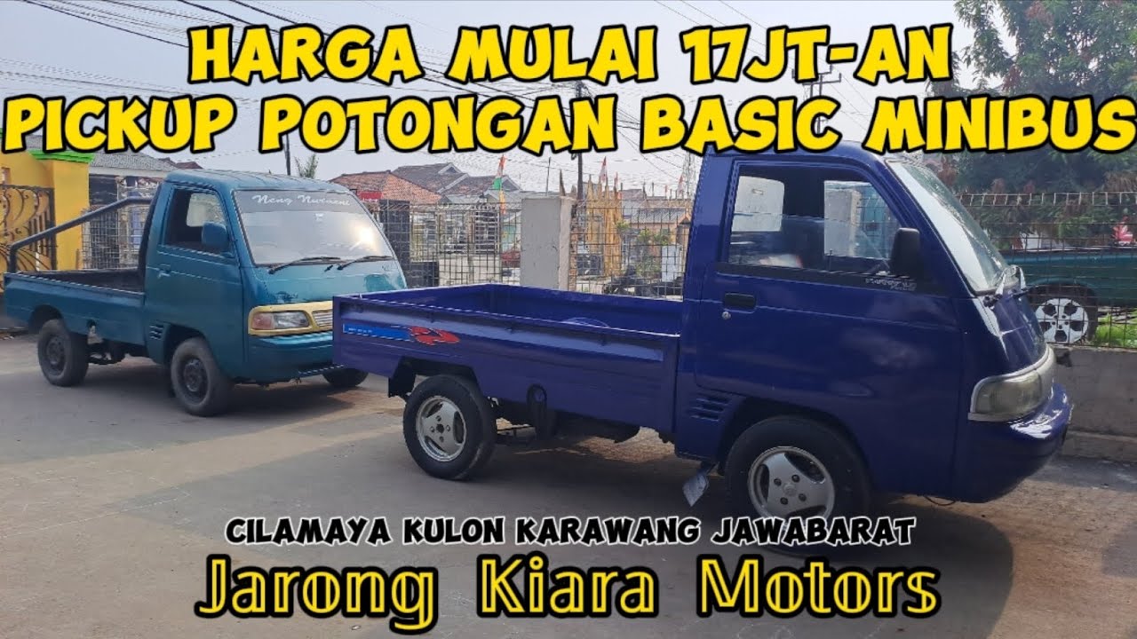 Harga Mulai 17jt-an‼️Pickup Potongan Basic Minibus Futura/T120ss dibwh thn 2000
