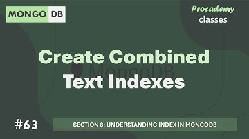 #63 Creating Combined Text Indexes | Understanding Index in MongoDB | MongoDB Complete Course 2025