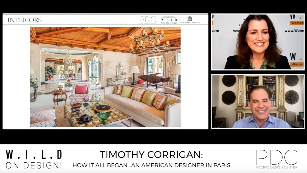 Timothy Corrigan and how it all began:  An American Designer in Paris