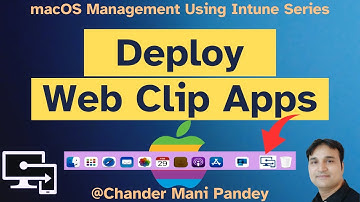 Deploy Web Clip App On MacOS Using Intune | Intune Web Clips apps