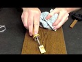 Wood Grain Repair with burn in & graining pen Wood Grain Repair with burn in & graining pen