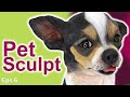 How to Sculpt a DOG with URN from PET PICTURES - Polymer Clay Dog Sculpting - Eps. 6 - Joan Cabarrus