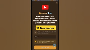 WHY 99% OF CRYPTO HOLDERS ARE AT RISK - SECURE YOUR FUNDS TODAY| PART 1 OF 6 |MEMEFI #airdrop