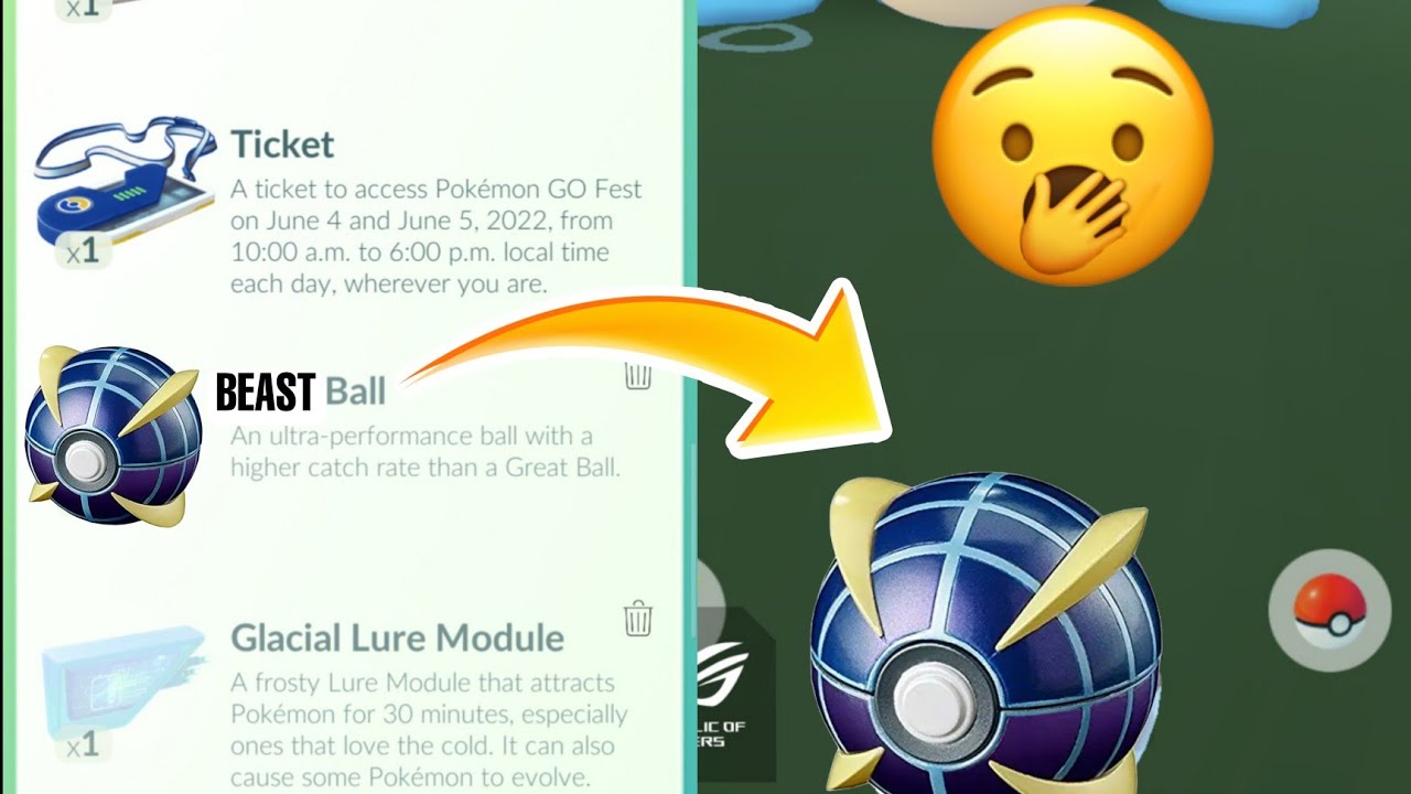 Omg! New *BEAST BALL* in Pokemon Go 