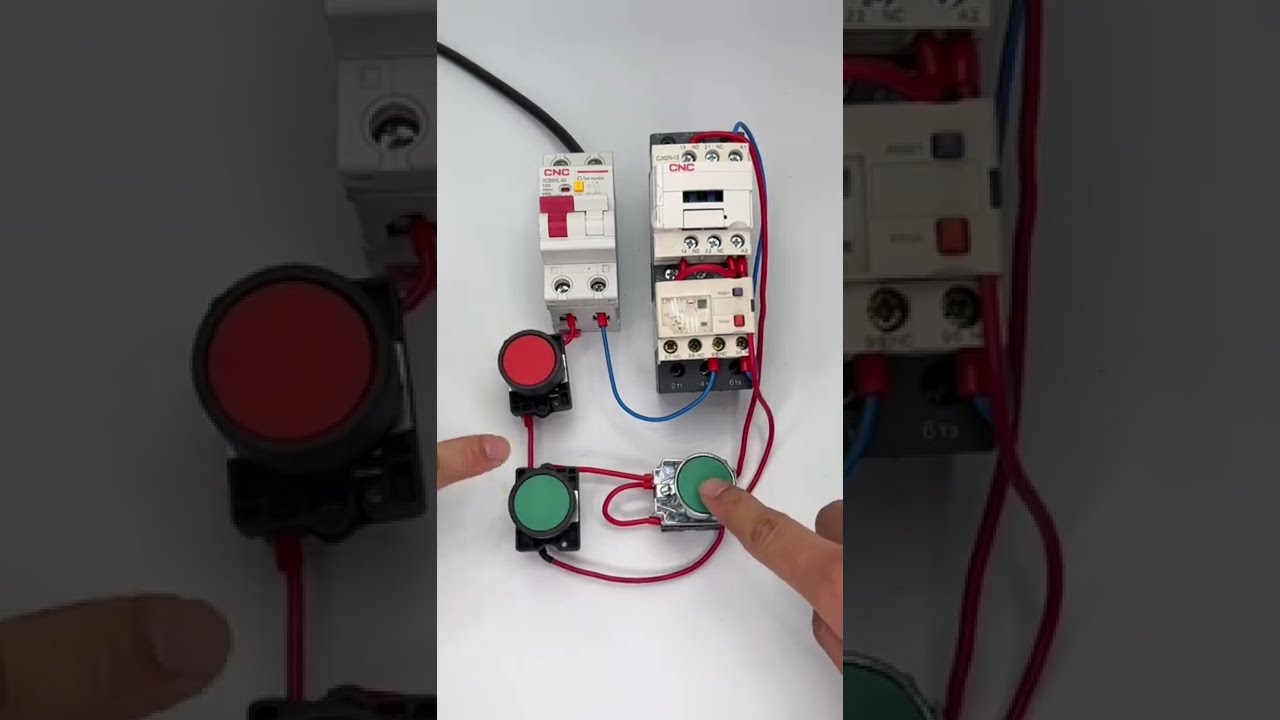 Pulse And Self Locking Circuit CNCElectric1988