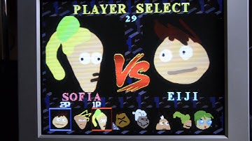 Toh Shin Den PlayStation -Demo Version- CRT VGA Gaming (XRGB2 Plus 31khz setup)