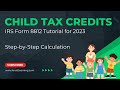 Child tax credit 2024  stepbystep guide for 2 qualifying children