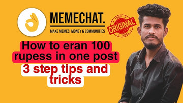 how to earn money from mamchat || memechat tips and tricks