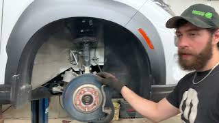 Brake Service, Cleaning, Lubing - 2020 Hyundai Kona Electric