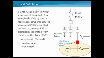 Prevention of Unintentional Islands in Power Systems with Distributed Resources