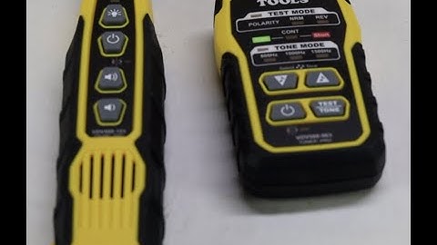 How to use a Tone Generator (Klein VDV500-123)