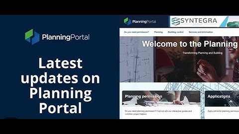 Planning Portal new functionality - Supporting Documents