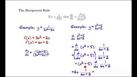 The Reciprocal Rule