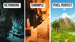 Pixel Perfect VS Shrimple VS Rethinking Voxels | Shaders Comparison