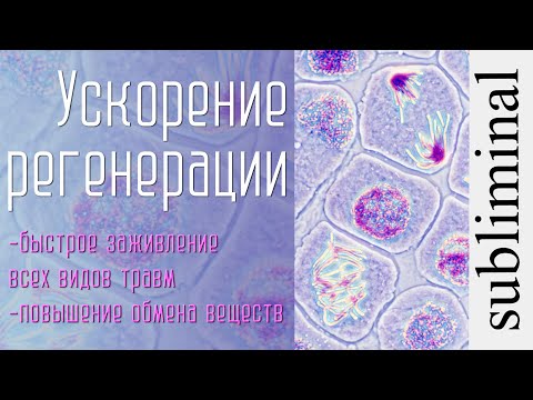 Ускорение регенерации. Заживление всех видов травм. Скрытые аффирмации. Саблиминал. Subliminal.