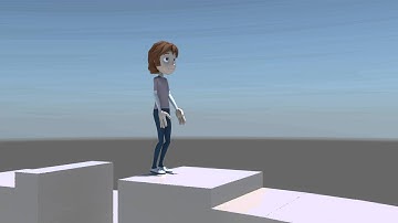 3D max Footsteps animations