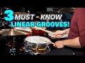 3 linear grooves any drummer can learn  drum lesson  that swedish drummer