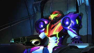 Samus Happily Listens to Elevator Music