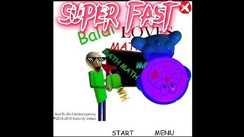 Baldi love math Super Duper Ultra Fast android