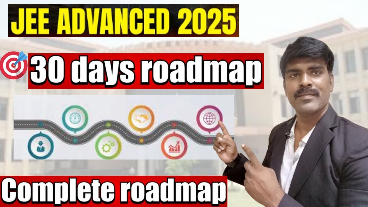🎯"JEE Advanced 30 Days Roadmap 📚 | Last 1 Month Strategy to Crack JEE ...