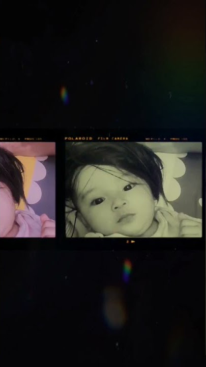 Adik bayi pakai wig lucu