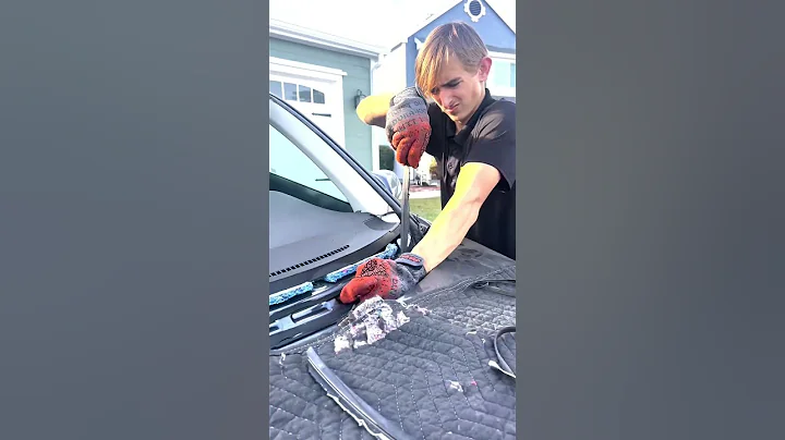 2020 Honda HRV Windshield Replacement 👊#orangecounty #oc #autoglass #windshieldreplacement