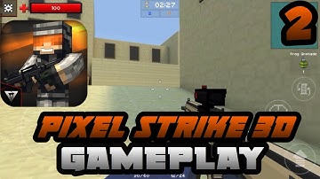 CSGO IN MINECRAFT!!! - Pixel Strike 3D (PS3D) Bomb Defuse Counter Terrorist Android Gameplay