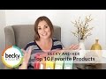 MY 10 FAVORITE PROJECT LIFE PRODUCTS