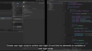 Create scripts to control user login / sign up / forgot password UI