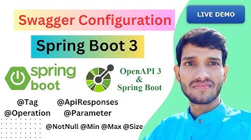 Swagger Configuration Spring Boot 3 Example with Annotations | SpringDoc OpenAPI Spring Boot 3