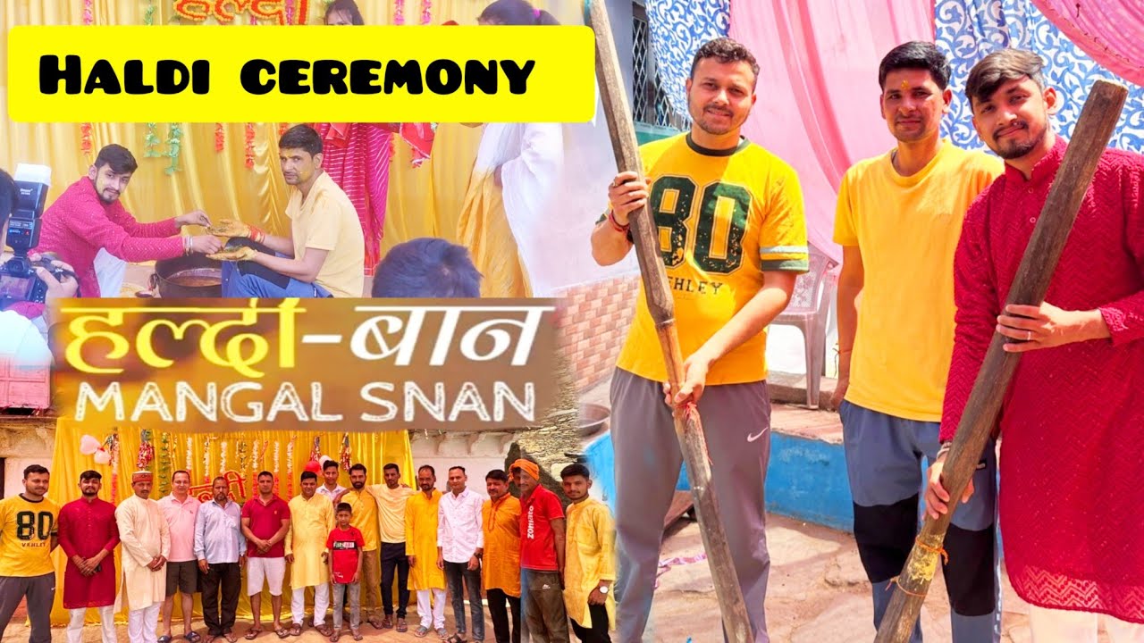 Mangal Snaan Haldi Hath  Garhwali Wedding  Mangal Geet  Pahadi lifestyle vlog