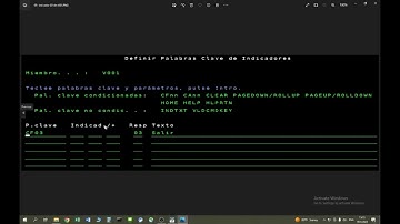 Programa RPG en un AS/400 que genera registros