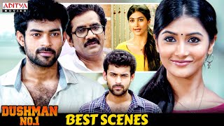 'Dushman No 1' Movie Best Scenes | Hindi Dubbed Movie | Varun Tej | Pooja Hegde | Aditya Movies