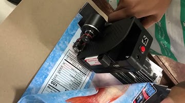 SNEED-JET Titan T6 Handheld Printer Inkjet Coding 2 Line Message on Plastic Bags